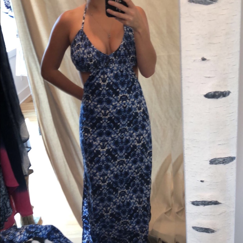 Gorgeous dress with open back made by a friend :)